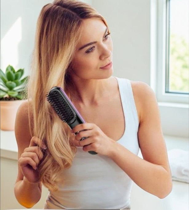 SOLUVYA – Brosse Lissante Chauffante Portable